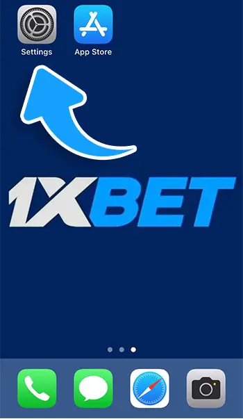 Step 1 - Open Settings on iPhone