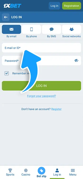 Step 2 - Enter your account details