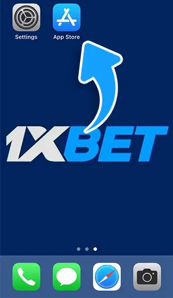Step 8 - Open App Store and search for 1xBet