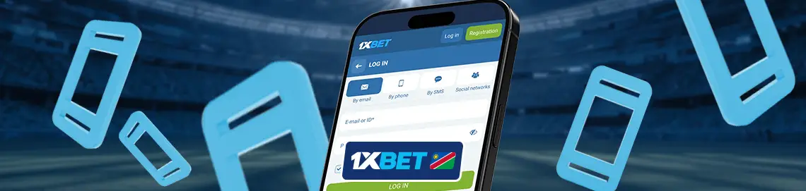 How to log in to 1xBet with phone number in Namibia