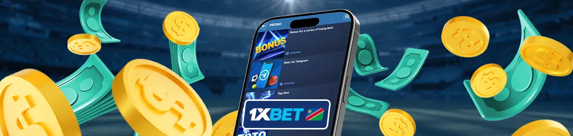 1xBet Welcome Bonus details for Namibia